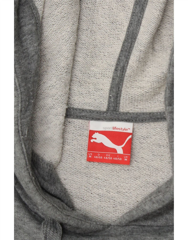PUMA Sweat à Capuche Graphique Homme Gris Moyen