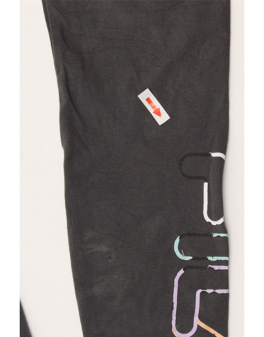 Fila Leggings graphiques pour femmes UK 10 petit coton gris