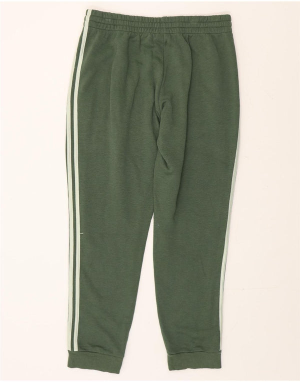 Adidas Pantalon de survêtement pour femme Joggers UK 16 Large Vert Coton
