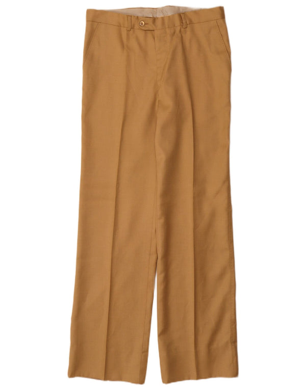 Pantalon décontracté droit vintage pour homme IT 48 Medium W30 L32 Beige