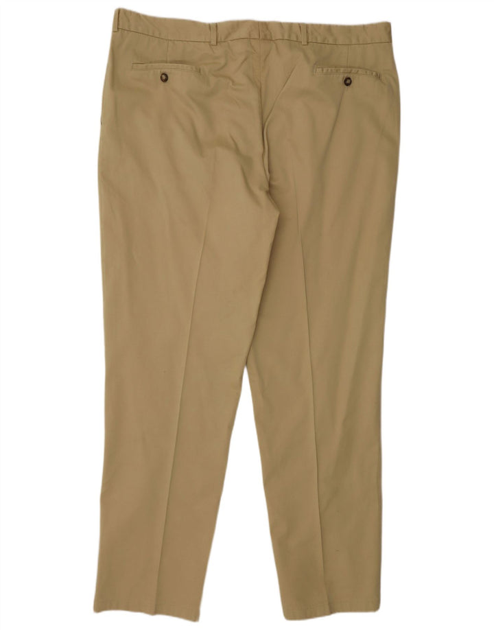 JAEGER Pantalon de Costume Fuselé Homme W42 L33 Coton Beige