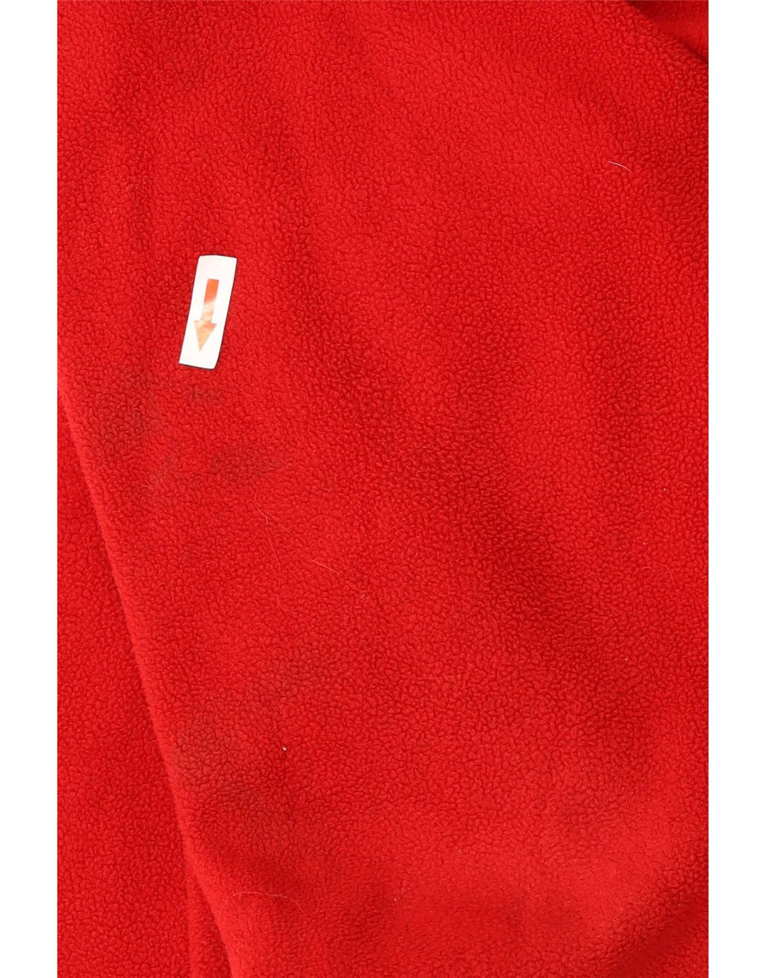 Weird Fish Pull polaire à col zippé pour homme XL Rouge Polyester