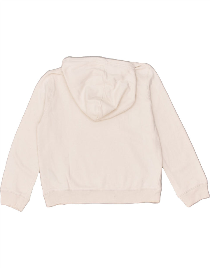 GAP Boys Crop Graphic Hoodie Jumper 11-12 Years XL  Off White Cotton | Vintage Gap | Thrift | Second-Hand Gap | Used Clothing | Messina Hembry 