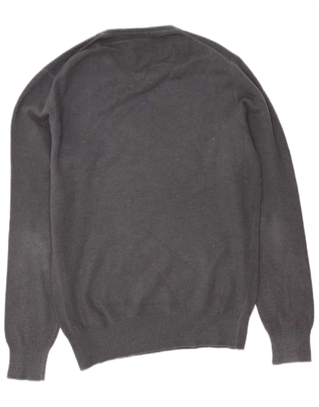 Sisley Pull Col Rond Graphique Gris Moyen Homme