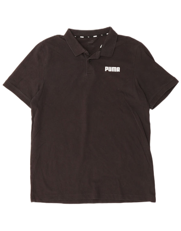 PUMA Polo Homme Grand Noir Coton