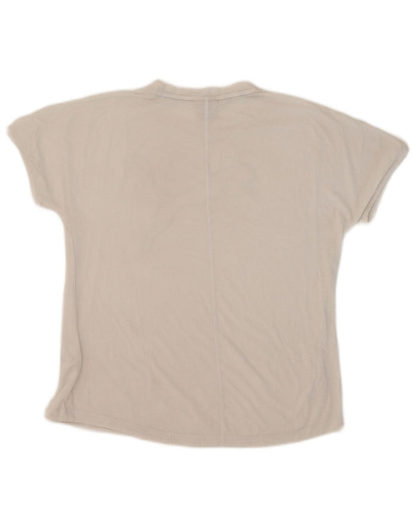Puma T-shirt graphique pour femme UK 16 Large Blanc Polyester