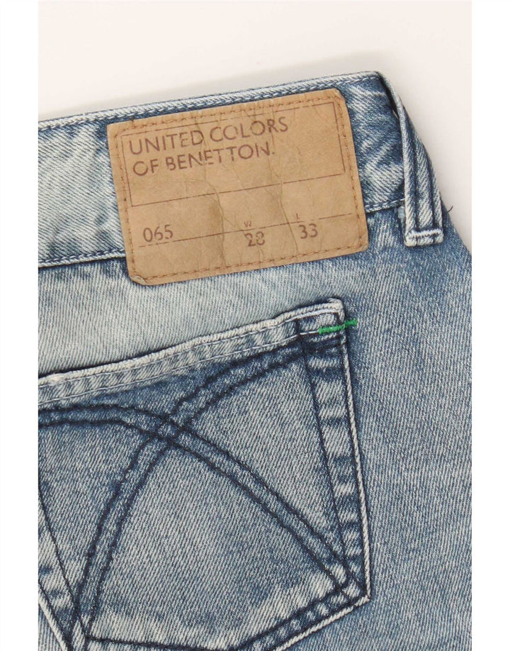 Benetton Jean Bootcut Femme W28 L33 Bleu