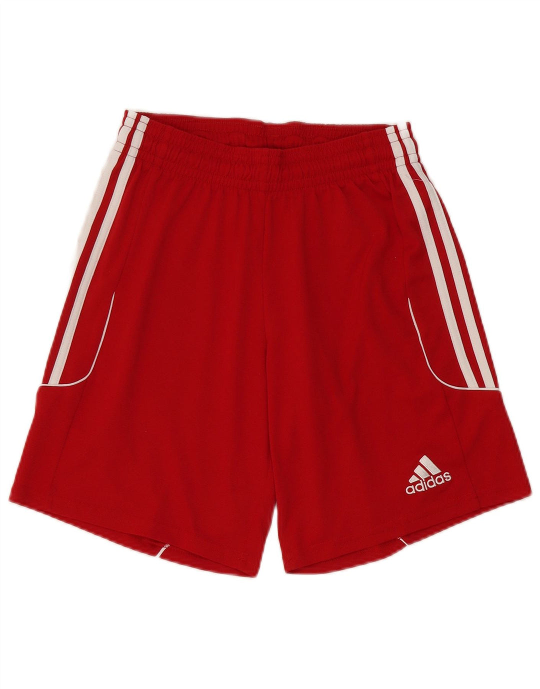 Adidas Short de sport Climalite pour homme, petit, rouge, polyester