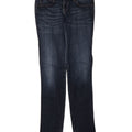 Armani Femme Graphic Slim Jeans W26 L32 Bleu Marine Coton
