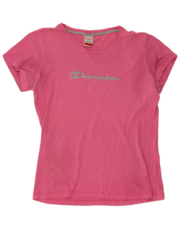 Champion T-shirt graphique Heritage Fit pour femme UK 14 Large Rose