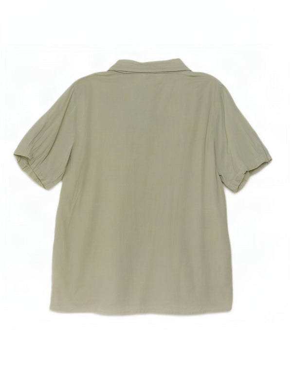 Padovanelle Chemisier à manches courtes pour femme IT 50 XL Vert Floral