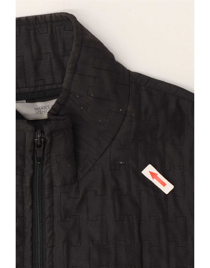 Marks & Spencer Veste matelassée pour femme UK 14 Gris moyen Polyester