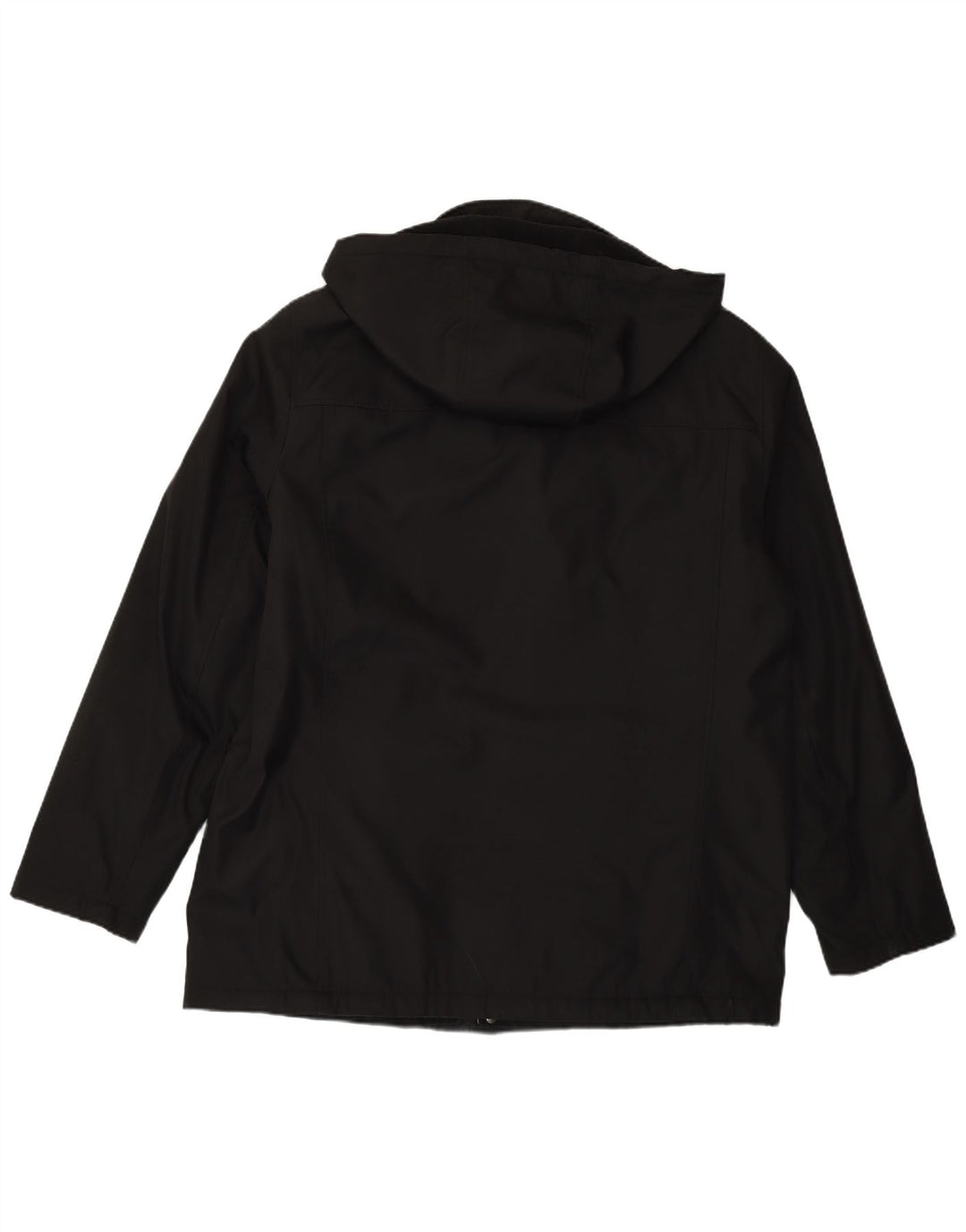 Calvin Klein Veste utilitaire à capuche pour homme UK 40 Large Noir Polyester