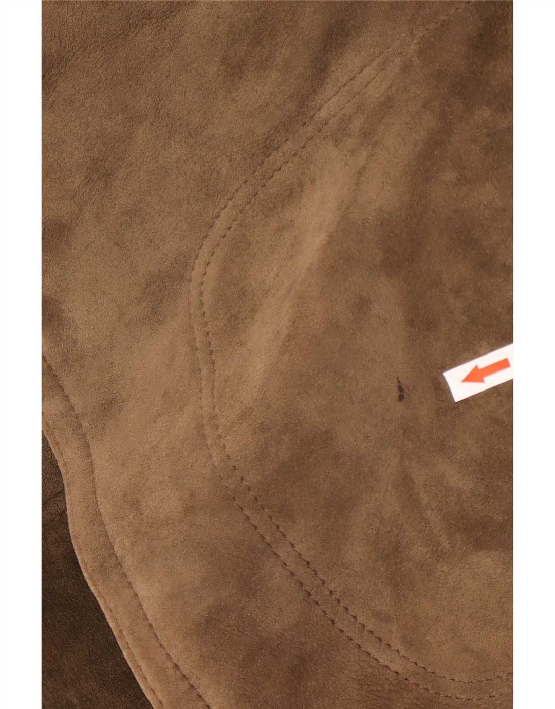 manteau en peau de mouton à capuche vintage pour hommes IT 54 2XL Kaki