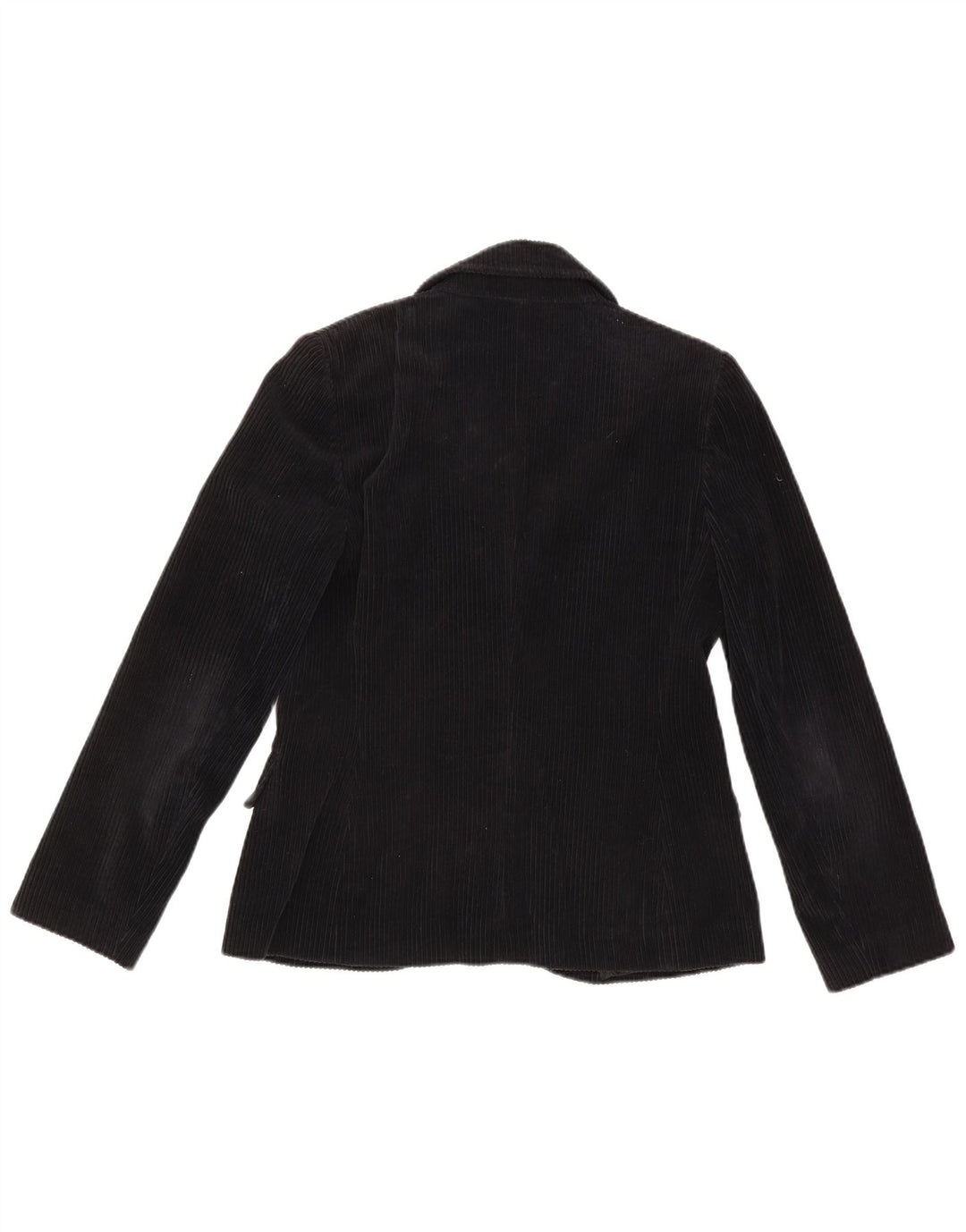 Alegria Veste Blazer En Velours Côtelé À 2 Boutons Pour Femme IT 44 Coton Noir Moyen