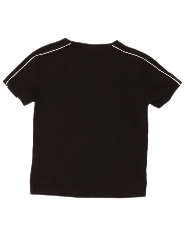 Puma T-Shirt Top Garçon 9-10 Ans XS Noir Coton