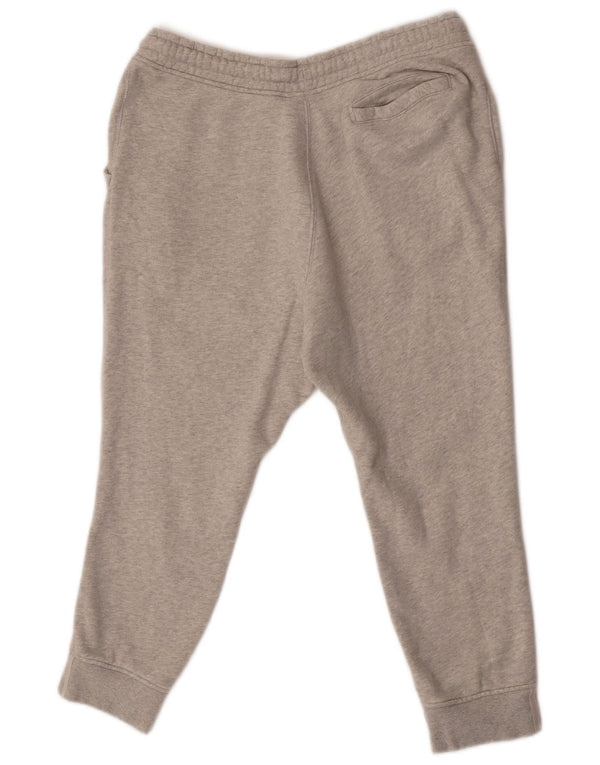 Adidas Femmes Capri Survêtement Pantalon Joggers UK 14 Grand Gris Coton