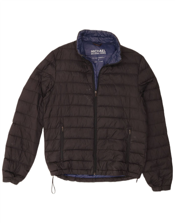 Michael Kors Veste matelassée pour homme UK 38 Small Bleu marine Nylon