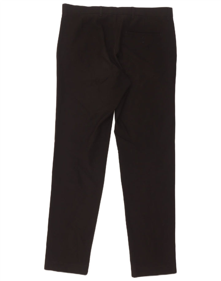 Marks & Spencer Pantalon Chino Slim Homme W34 L33 Noir Polyester