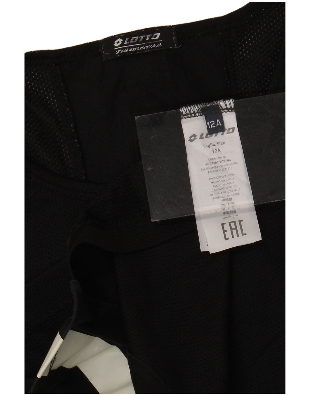 LOTTO Débardeur Graphique Garçon 11-12 ans Noir Polyester