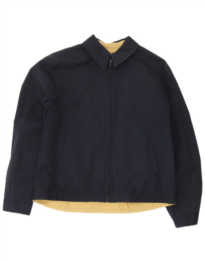 Veste Bomber Homme Vintage UK 38 Bleu Marine Moyen