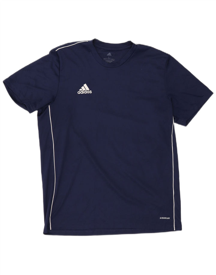 Adidas Hommes Aeroready T-Shirt Haut Grand Bleu Marine Polyester