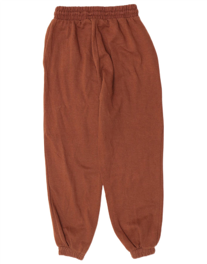 Zara Pantalon de survêtement pour femme Pantalon de jogging UK 12 Marron moyen Polyester
