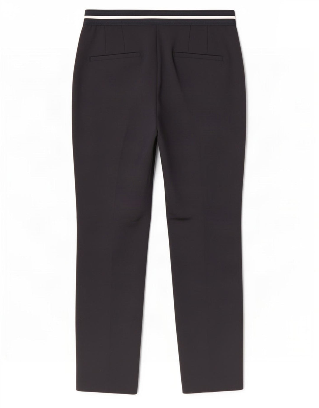 Zara Femme Pantalon Court Slim Moyen W28 L26 Bleu Marine