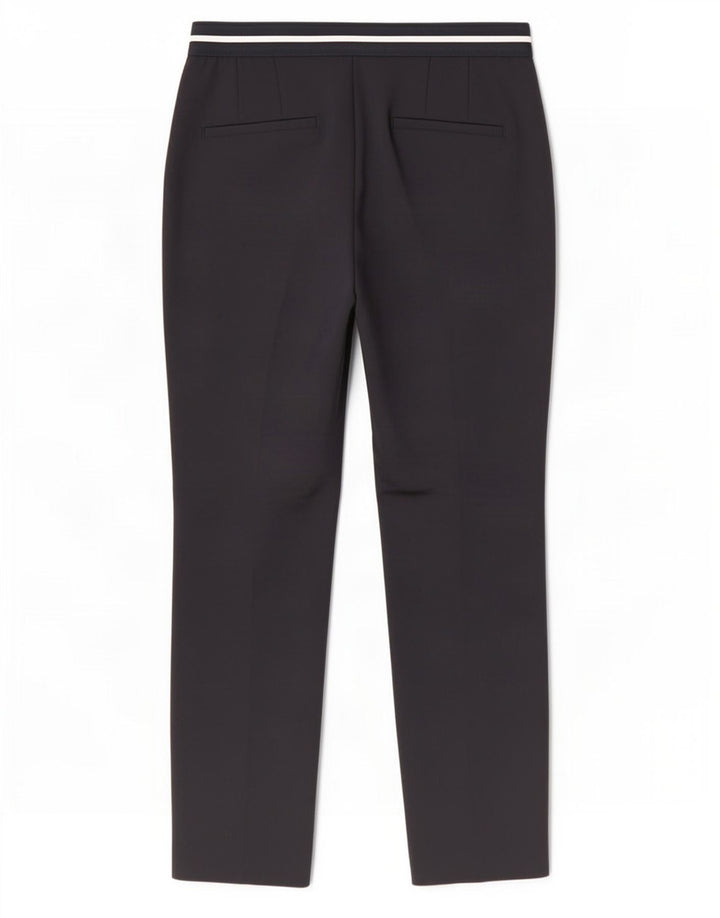 Zara Femme Pantalon Court Slim Moyen W28 L26 Bleu Marine
