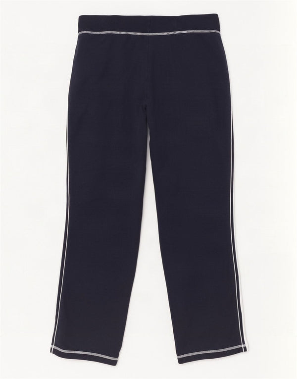 Marks & Spencer Pantalon de survêtement pour femme UK 14 Large Bleu marine Coton