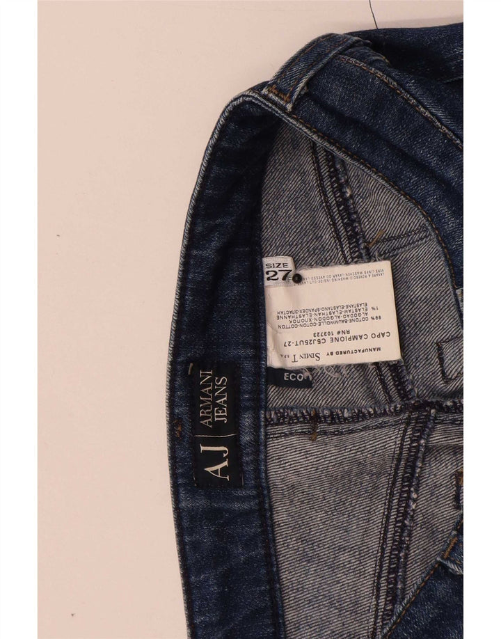 Armani Jeans Bootcut Femme W27 L29 Bleu Coton