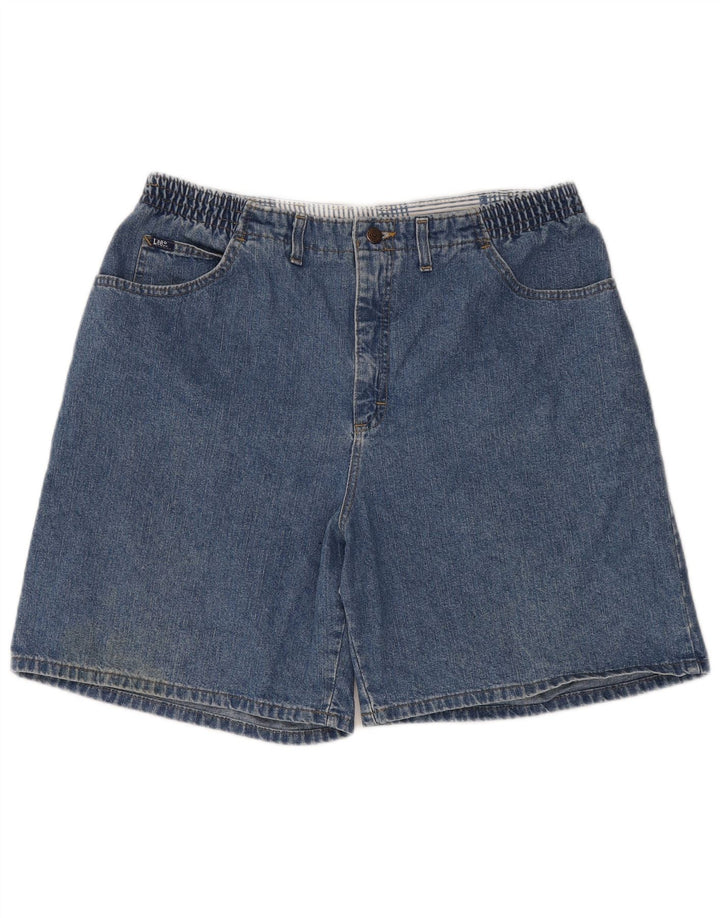 LEE Short en Jean Femme W36 XL Bleu