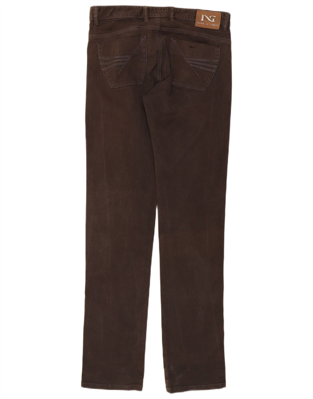 Nero Giardini Jean droit homme W34 L35 marron coton
