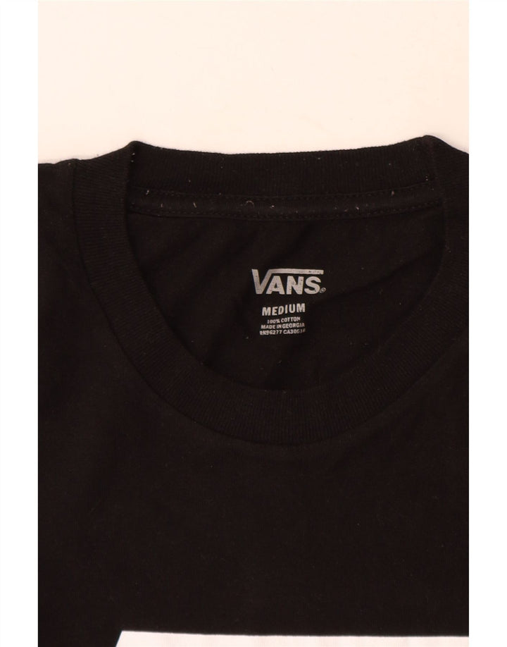 Vans T-shirt graphique pour homme en coton noir moyen