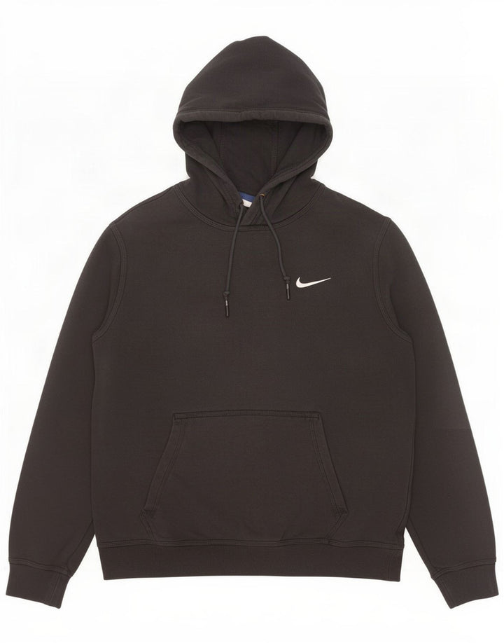 Nike Pull à capuche pour homme en coton noir moyen