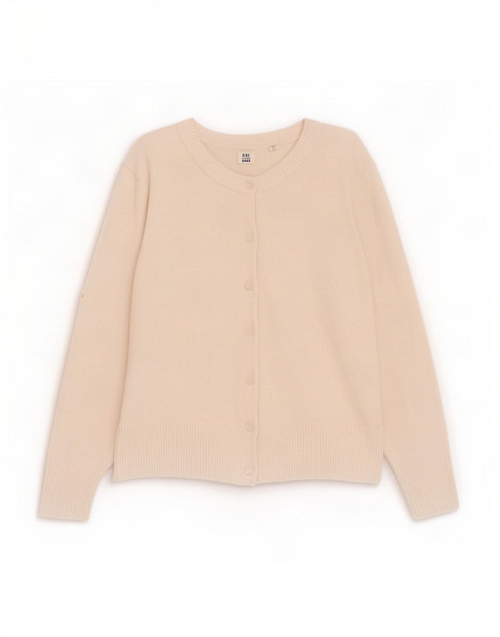 Gap Cardigan Femme Pull UK 10 Petit Coton Blanc