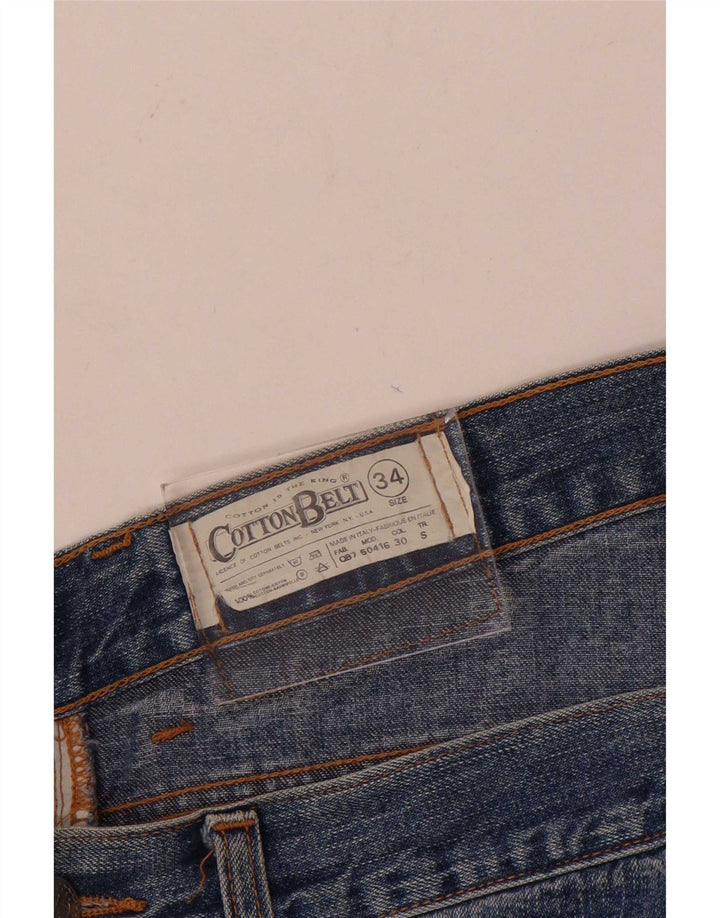 Ceinture en coton Jeans fuselés pour hommes W34 L33 bleu