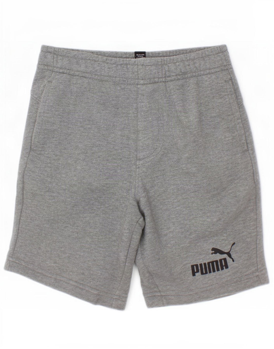 Puma Short de Sport Garçon 7-8 Ans Gris Coton