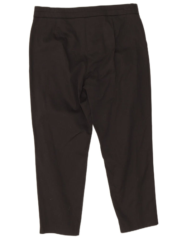 Marks & Spencer Pantalon court pour femme UK 12 Medium W30 L23 Coton noir