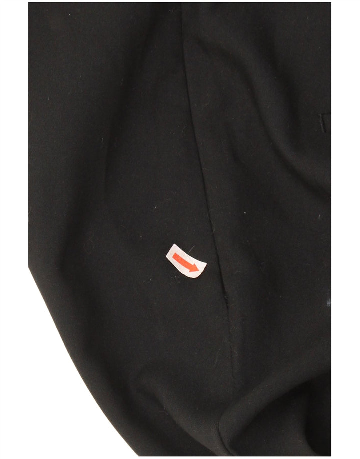 Pantalon décontracté Bootcut Femme ZARA Large Noir Polyester