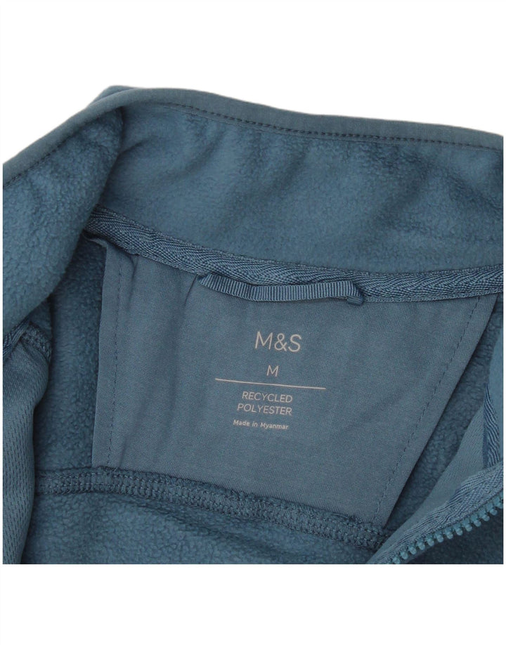 Marks & Spencer Veste polaire pour homme UK 38 Bleu moyen Polyester