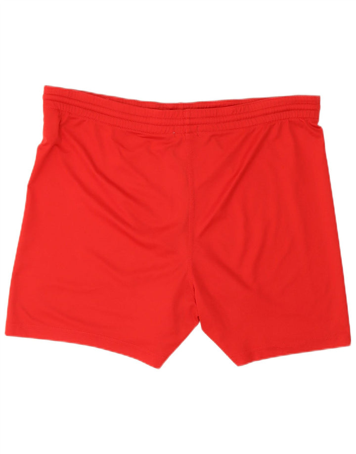 Kappa Short de sport homme grand rouge polyester
