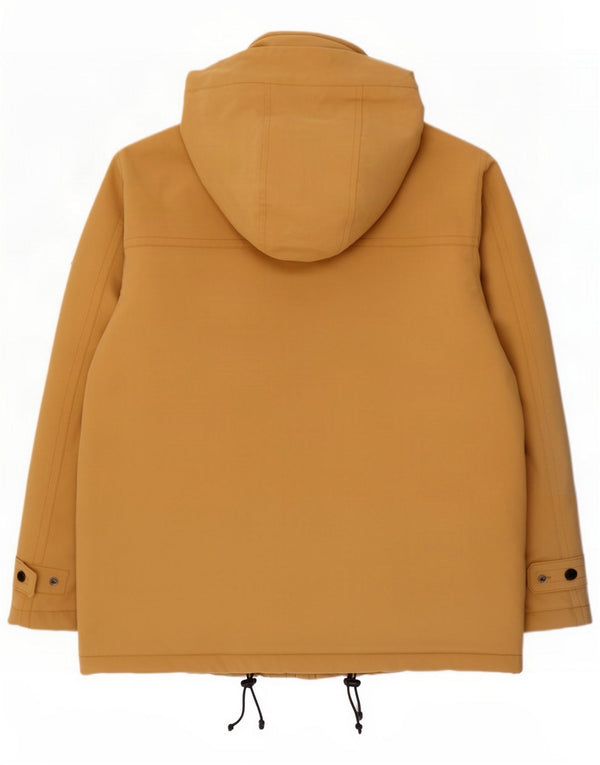 Navigare Parka à capuche pour homme UK 46 3XL Beige Coton