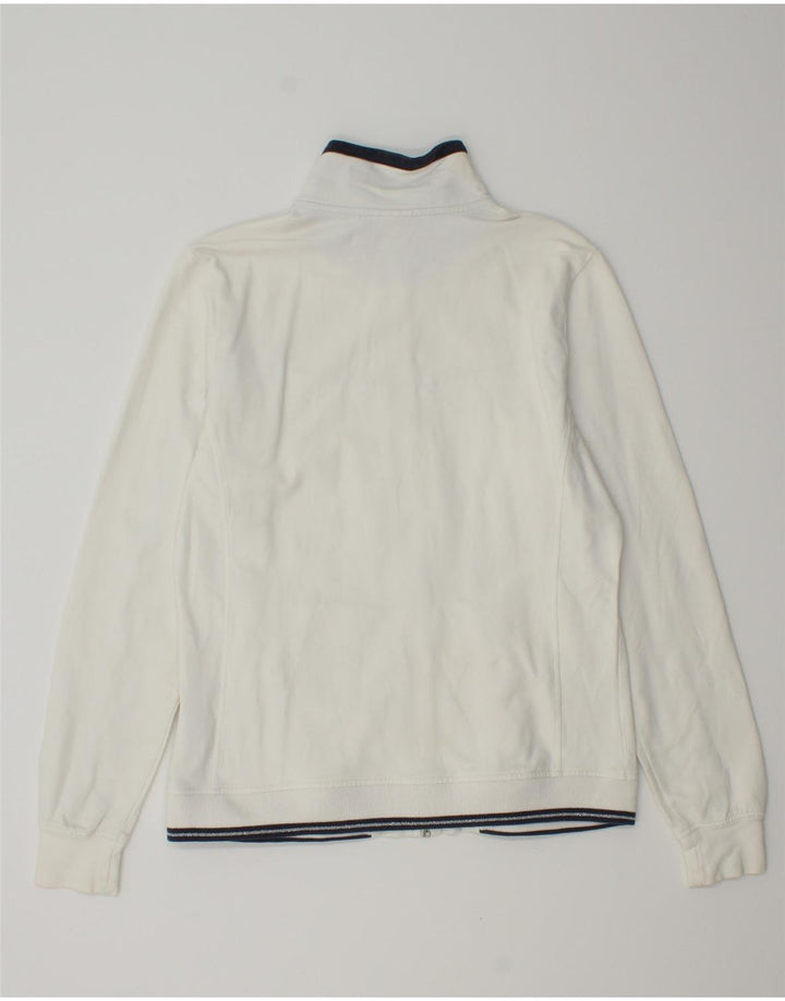 CHAMPION Veste de survêtement pour femme UK 14 Coton rayé blanc moyen