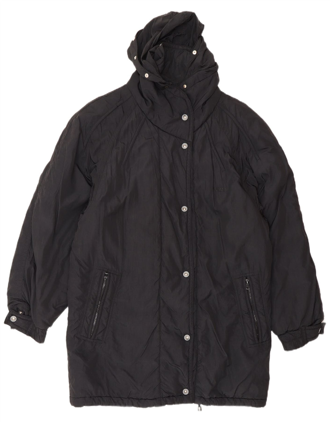 Colmar Manteau matelassé surdimensionné à capuche pour femme IT 44 Noir moyen