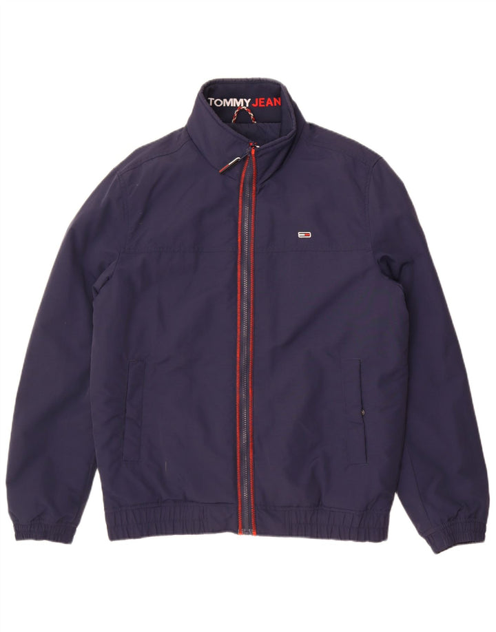 Tommy Hilfiger Veste bomber rembourrée pour homme UK 38 Bleu marine moyen Polyamide