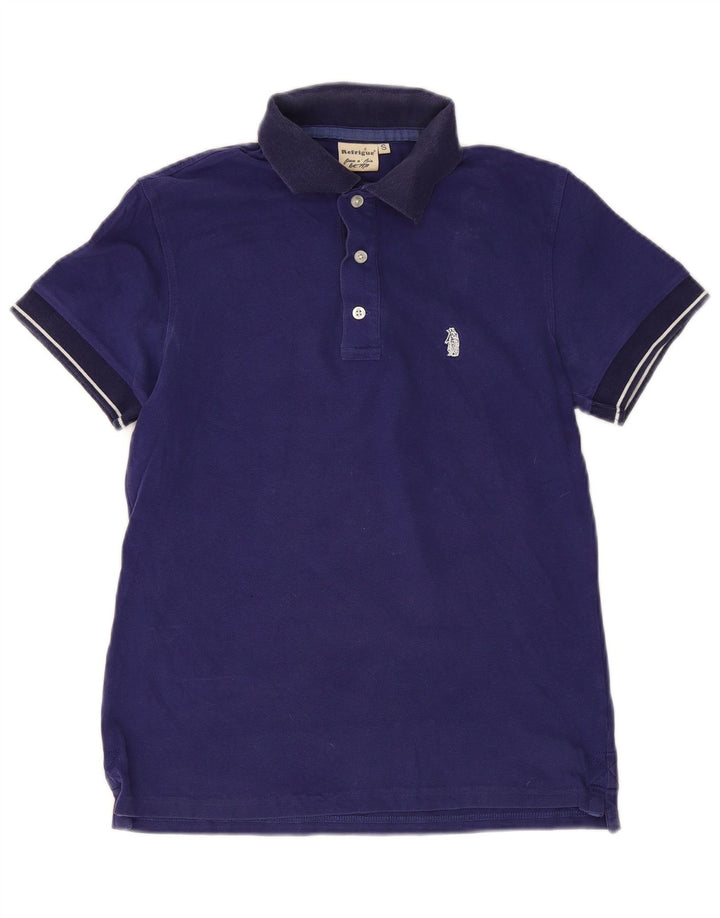 Refrigue Polo Homme Petit Bleu Coton
