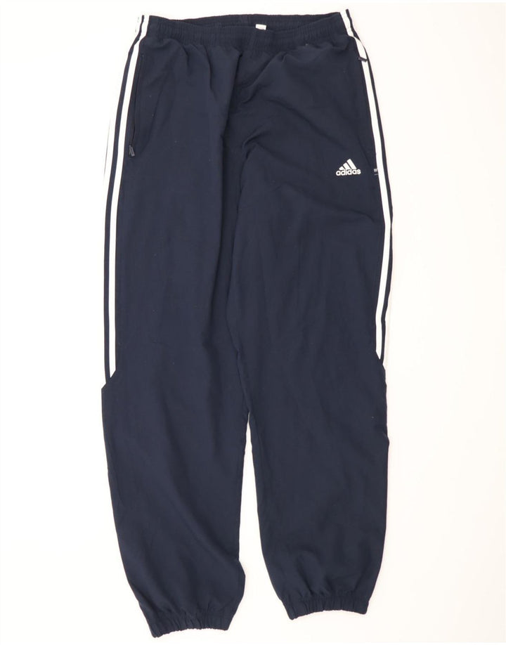 Adidas Pantalon de survêtement pour homme Pantalon de jogging Large Bleu marine Polyester
