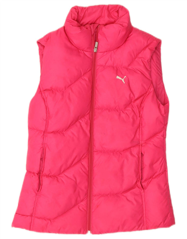 Puma Gilet rembourré pour femme UK 10 Small Rose Nylon