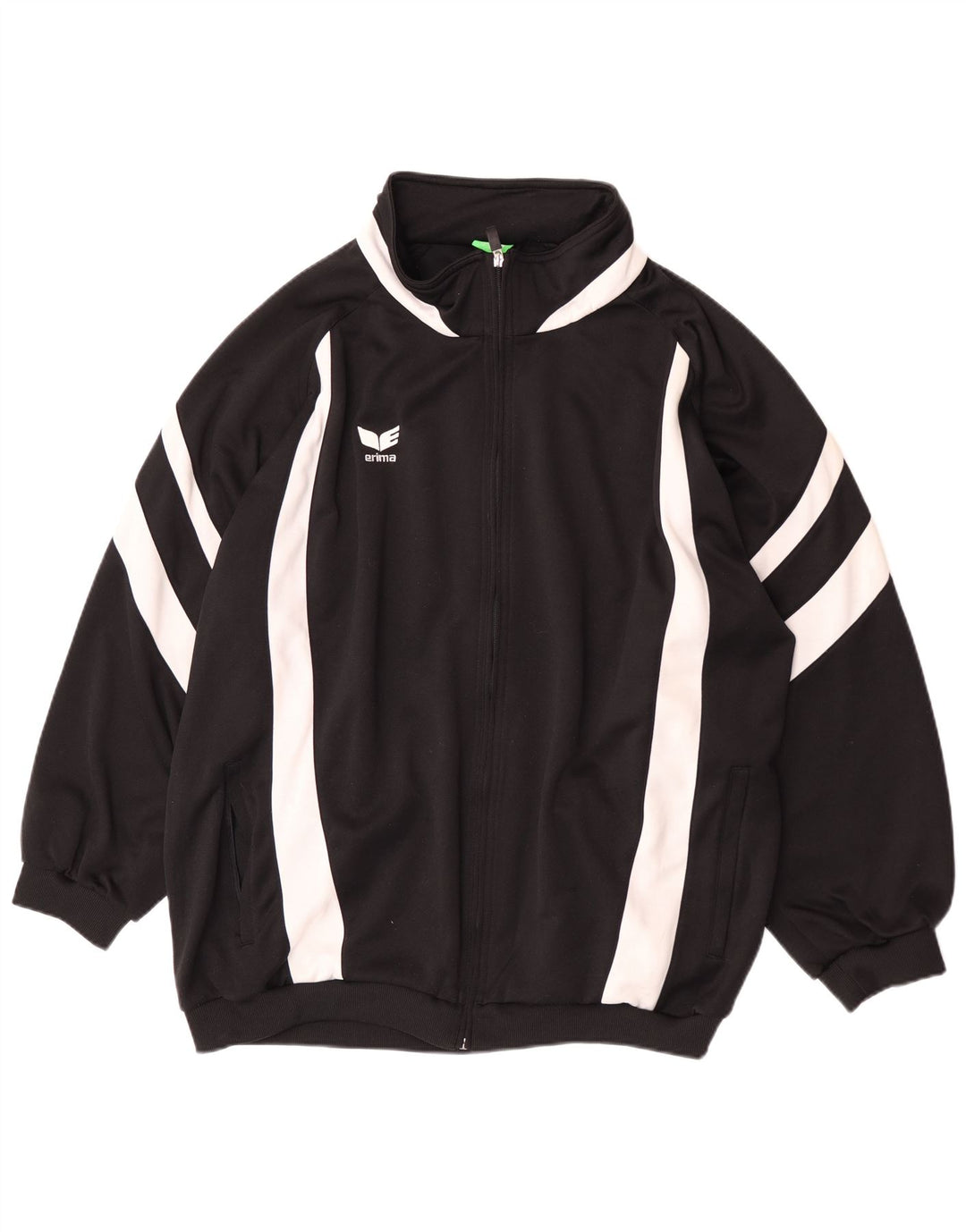 Erima Veste de survêtement surdimensionnée pour homme UK 52 Large Noir Colourblock